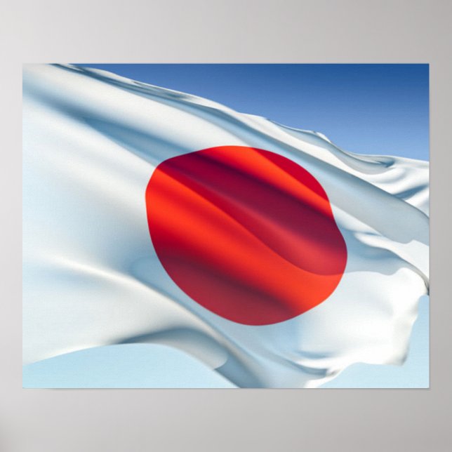 Japanese National Flag Poster (Front)