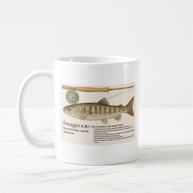 Japanese Native Trout – Amago Mug (Left)