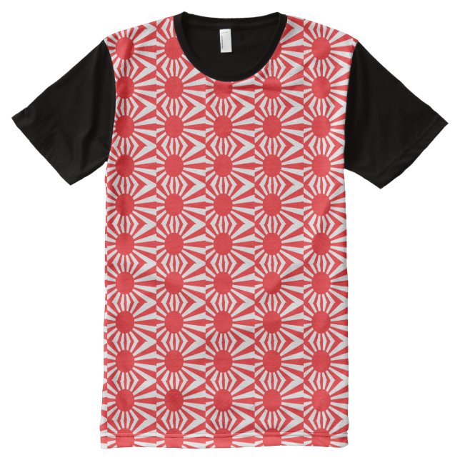 Japanese Navy Flag All-Over-Print T-Shirt (Front)