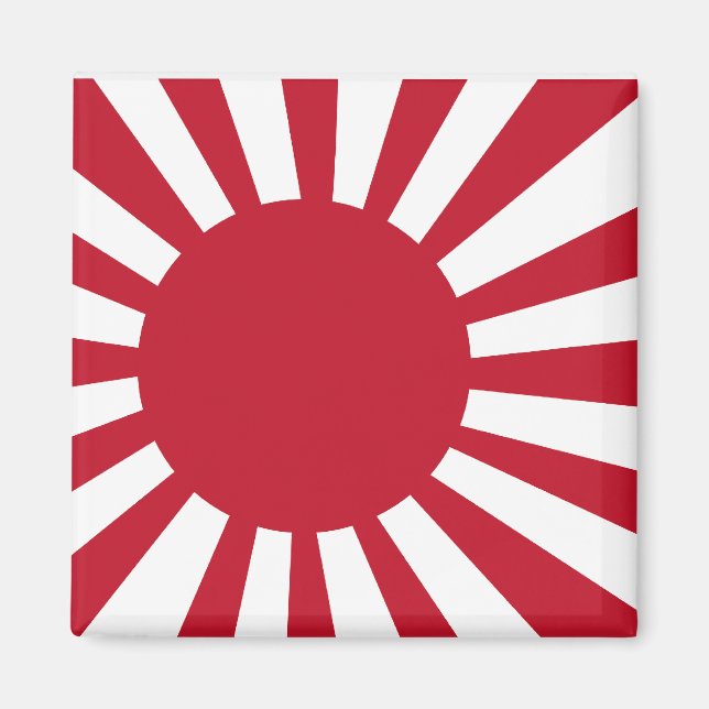 Japanese Navy Flag T-shirts and Apparel Magnet (Front)