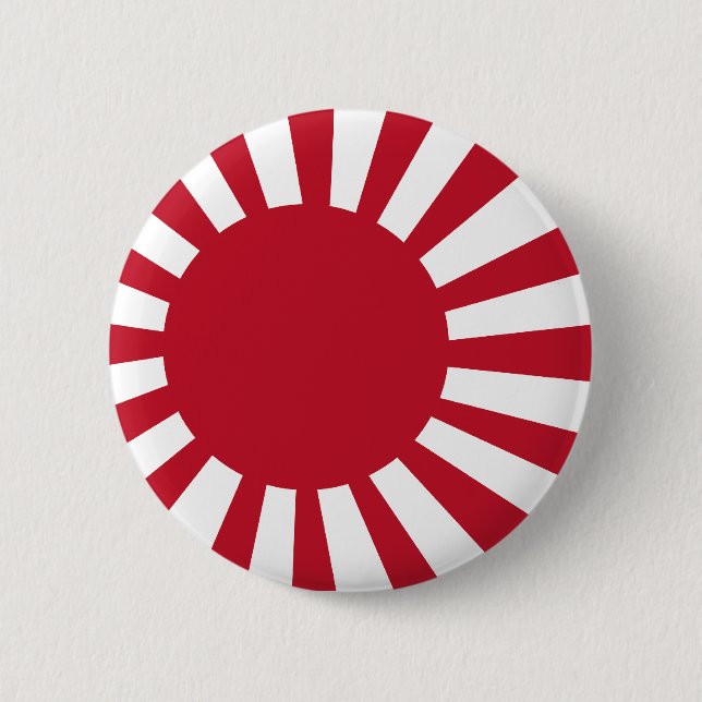 Japanese Navy Flag T-shirts and Apparel Pinback Button (Front)