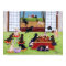 Japanese New Year's Day Labradors Artwork