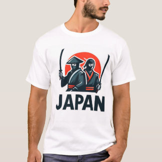 Japanese ninja and samurai T-Shirt