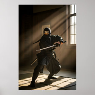 Japanese Ninja Shadow Warrior Poster