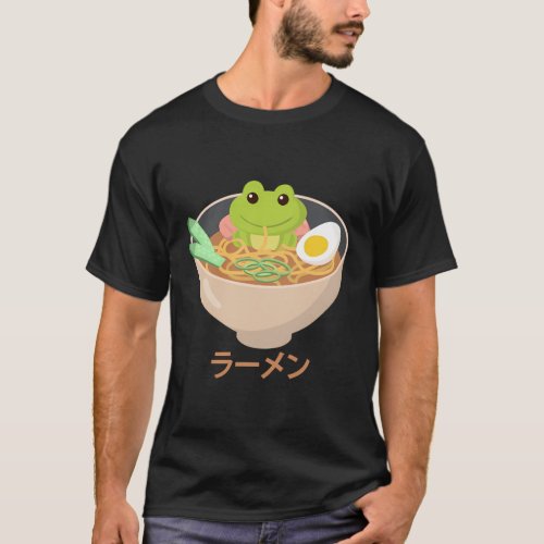 Japanese Noodles Frog Ra T_Shirt