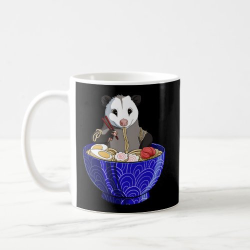 Japanese Noodles Kawaii Ra Bowl Opossum Coffee Mug
