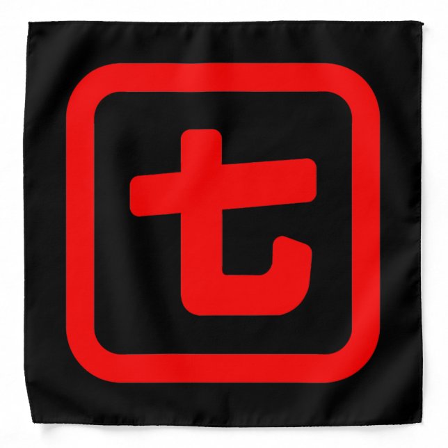 Japanese Number Seven 七 【Nana】 Kanji Bandana (Front)
