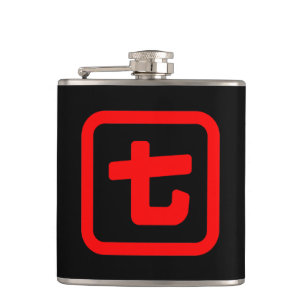 Japanese Number Seven 七 【Nana】 Kanji Flask