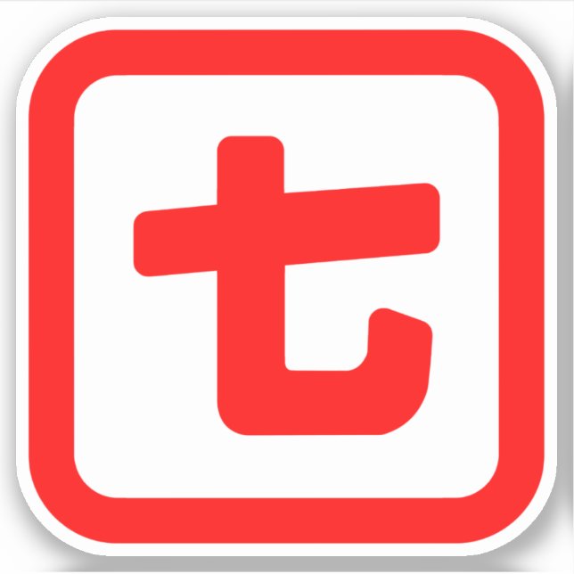 Japanese Number Seven 七 【Nana】 Kanji Sticker (Front)