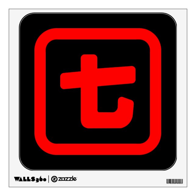 Japanese Number Seven 七 【Nana】 Kanji Wall Decal (Front)