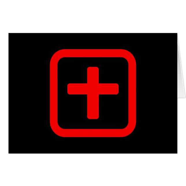 Japanese Number Ten 十 【Ju】 Kanji Card (Front Horizontal)