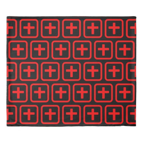 Japanese Number Ten 十 Ju Kanji Duvet Cover