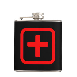 Japanese Number Ten 十 【Ju】 Kanji Flask