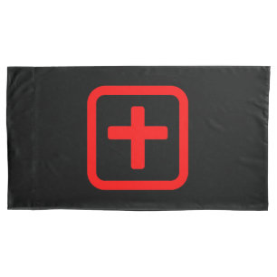 Japanese Number Ten 十 【Ju】 Kanji Pillow Case