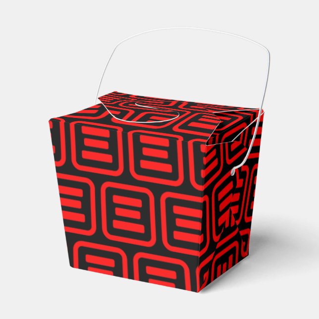 Japanese Number Three 三 【San】 Kanji Favor Boxes (Front Side)