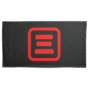 Japanese Number Three 三 【San】 Kanji Pillow Case