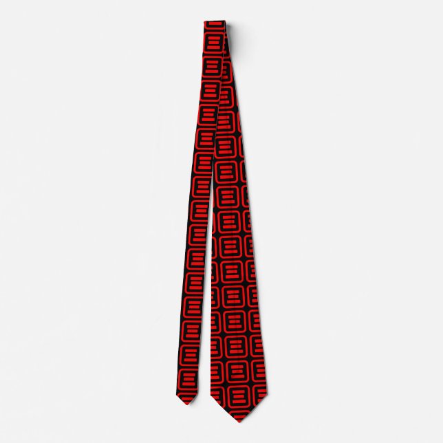 Japanese Number Three 三 【San】 Kanji Neck Tie | Zazzle