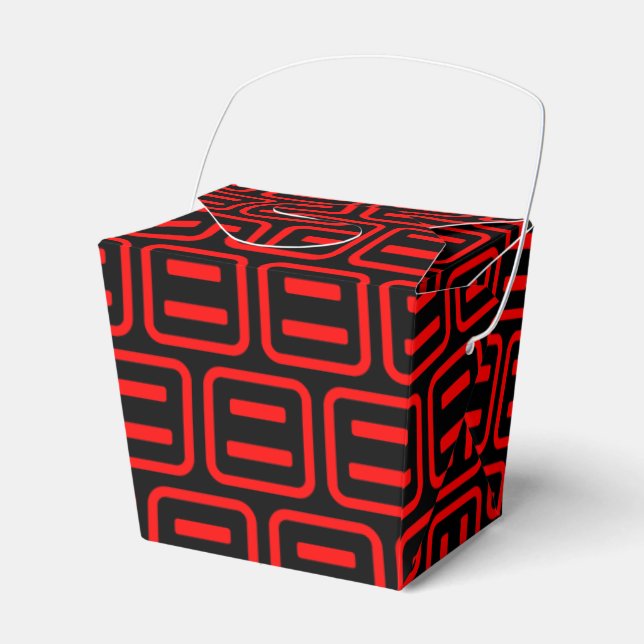 Japanese Number Two 二 【Ni】 Kanji Favor Boxes (Front Side)
