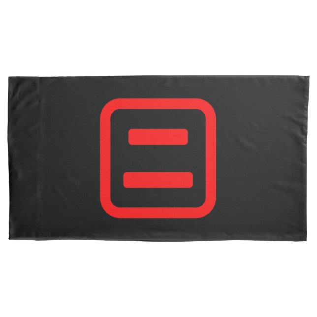 Japanese Number Two 二 【Ni】 Kanji Pillow Case (Front-Left)