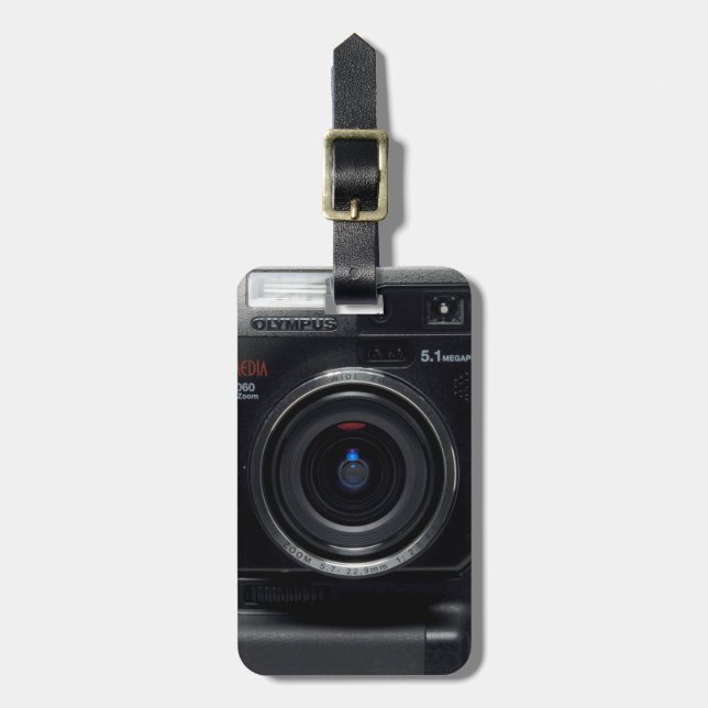 Japanese O Vintage Digital Camera 15 Luggage Tag (Front Vertical)
