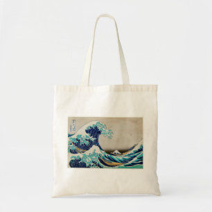 Japanese Ocean Waves Esthetic Beach Waves Aesthet Tote Bag