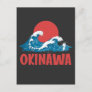 Japanese Okinawa Japan Kanagawa Great Wave Postcard