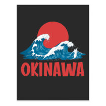 Japanese Okinawa Japan Kanagawa Great Wave Postcard Japanese Okinawa Japan Kanagawa Great Wave Postcard