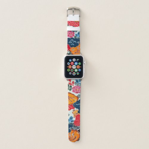 Japanese Okinawan Dye Bingata Apple Watch Band