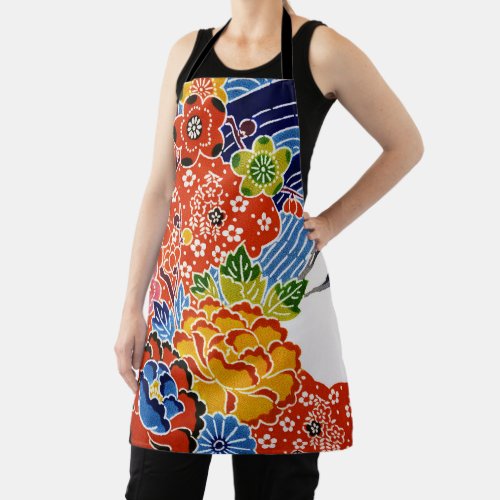 Japanese Okinawan Dye Bingata Apron