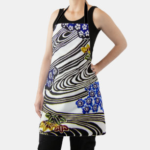 Japanese Okinawan Dye (Bingata) Apron