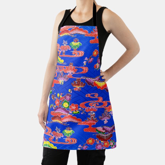 Japanese Okinawan Dye (Bingata) Apron (Insitu)