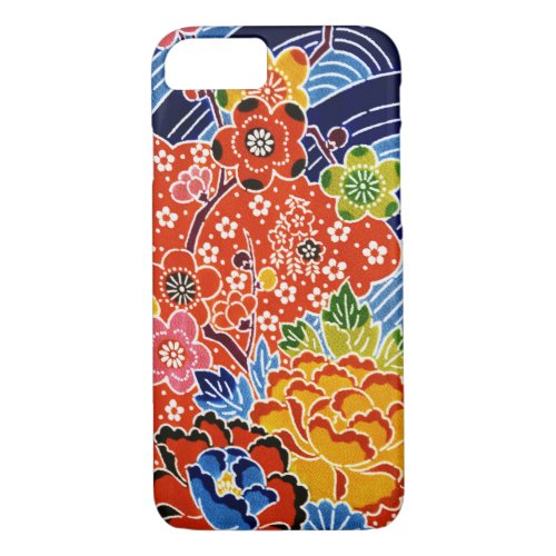 Japanese Okinawan Dye Bingata iPhone 87 Case