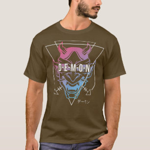 Japanese Oni Mask Demon Ogre - Esthetic Japan Sam T-Shirt