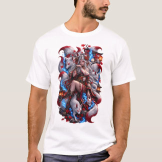 Japanese Oni Warrior Tattoo T-Shirt | Irezumi Drag