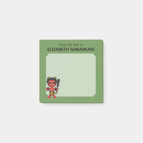 Japanese Oni Yokai Monster_ Personalized Post_it Notes