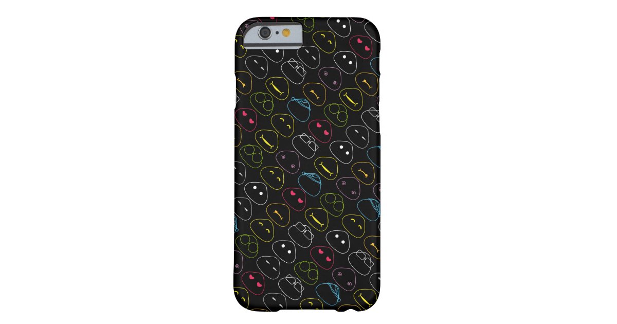 Japanese Onigiri Fluo Pattern Barely There iPhone 6 Case | Zazzle