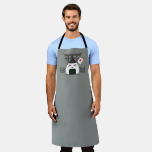 Japanese Onigiri Funny Rice Ball Chef Apron