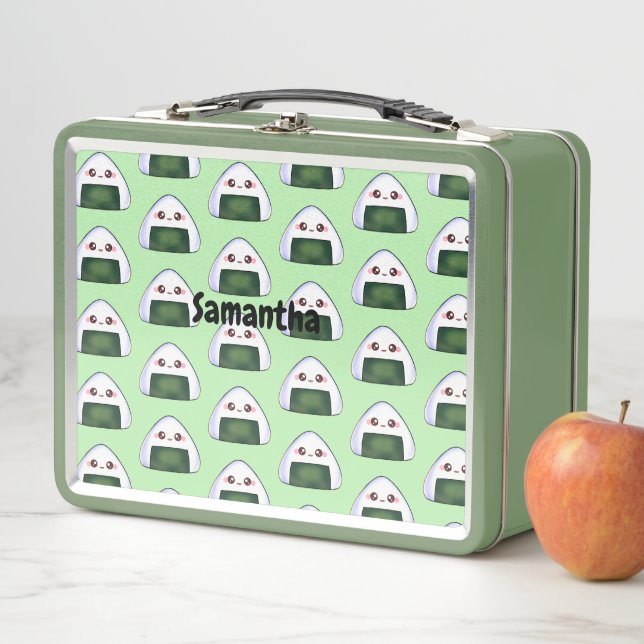 Japanese Onigiri Rice Ball Metal Lunch Box (In Situ)