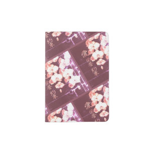 Japanese Orchids Passport Holder