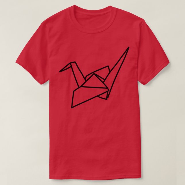 Japanese Origami Crane 8  T-Shirt (Design Front)