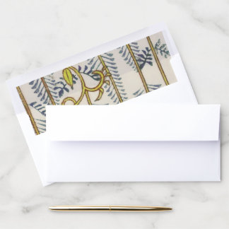 Japanese origami pattern envelope liner