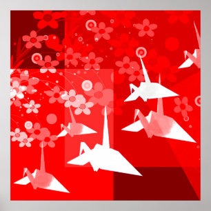 Japanese Origami Poster