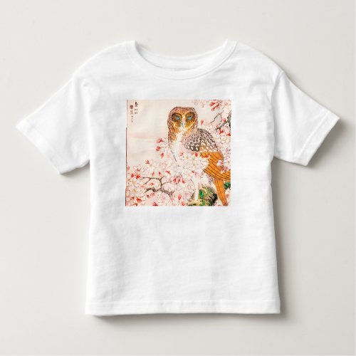 JAPANESE OWL TODDLER CUSTOM NAME T_Shirt