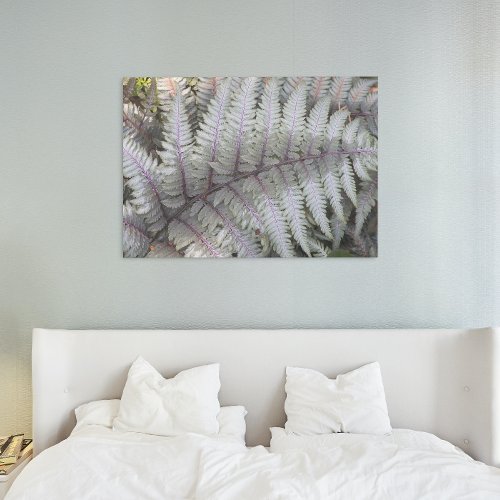 Japanese Painted Fern Floral Canvas Print