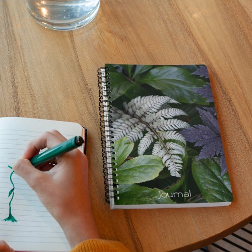 Japanese Painted Fern Floral Notebook