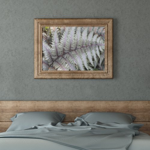 Japanese Painted Fern Floral Poster