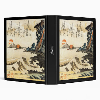 Japanese Painting c. 1800's 3 Ring Binder