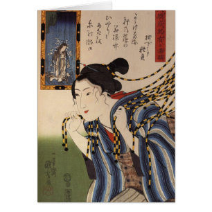 Japanese Painting c. 1800's Cards