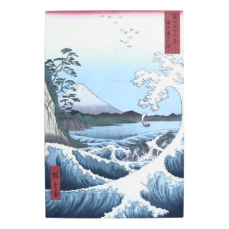 Japanese Painting The great Wave off Suruga Metal Print