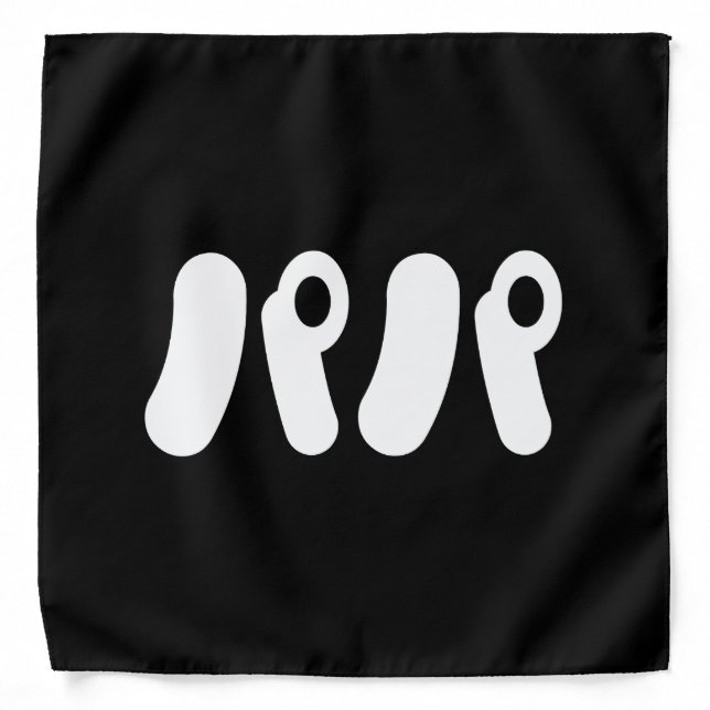 Japanese Papa パパ | Nihongo Language Bandana (Front)